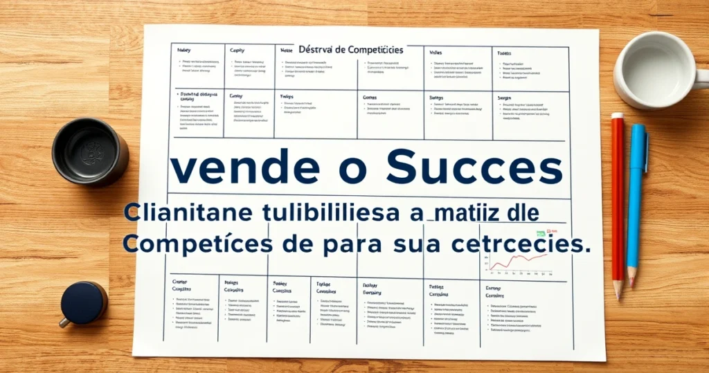 Desvende o Sucesso: Construa e Utilize uma Matriz de Competências para Sua Carreira